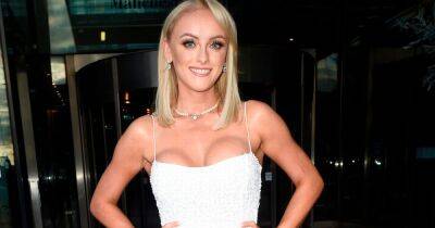 Katie McGlynn looks stunning at Manchester ball ahead of personal challenge in memory of Corrie character - www.manchestereveningnews.co.uk - Manchester - county Morgan