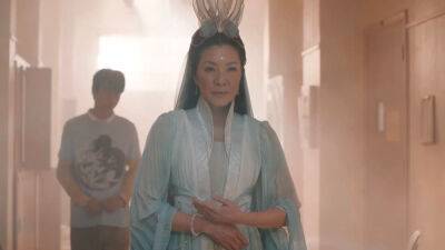 Michelle Yeoh - Jake Kasdan - Melvin Mar - Lucy Liu - ‘American Born Chinese’ First Look: Michelle Yeoh Stars As Mythological Goddess In Disney+ Series - deadline.com - China - USA