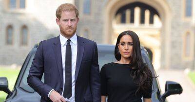 prince Harry - Meghan Markle - prince Philip - Prince Harry - Windsor Castle - prince William - Royal fans spot sweet moment Harry reminded Meghan Markle of protocol on Windsor outing - ok.co.uk - Britain