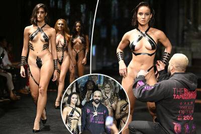 Models wear nothing but ‘sex tape’ on New York Fashion Week runway - nypost.com - New York - Miami - Manhattan