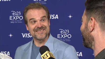 David Harbour - Wyatt Russell - Will Marfuggi - John Walker - David Harbour Gives 'Stranger Things' Season 5 Update, Jokes 'You'll See It in Another 15 Years' (Exclusive) - etonline.com