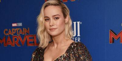 Brie Larson Gives a Coy Response to Captain Marvel Question Ahead of 'The Marvels' Announcement - www.justjared.com