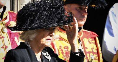 Elizabeth II - prince Charles - Camilla - princess Royal - Royal Family - prince Charles Iii III (Iii) - Camilla pays subtle tribute to Queen Mother with rarely seen brooch at procession - ok.co.uk - Scotland - county Andrew - county Prince Edward