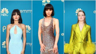 Christian Siriano - Christian Dior - Emmy Awards - Ella Purnell - Christina Ricci - Melanie Lynskey - The Cast of Yellowjackets Collectively Slayed the Emmys Red Carpet - glamour.com