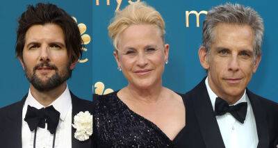 Adam Scott & Patricia Arquette Join 'Severance' Director Ben Stiller at Emmys 2022 - www.justjared.com - Los Angeles