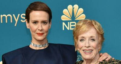 Sarah Paulson Gets Support From Partner Holland Taylor at Emmys 2022 - www.justjared.com - Los Angeles - USA - Taylor - county Story - city Holland, county Taylor