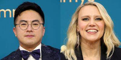 Kate Mackinnon - Emmy Awards - 'SNL' Co-Stars Kate McKinnon & Bowen Yang Are All Smiles at the Emmy Awards 2022 - justjared.com - Los Angeles