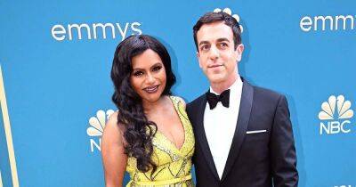 Mindy Kaling - Emmy Awards - Mindy Kaling and B. J. Novak Joke About Forming ‘Complicated Relationships’ With Costars While Presenting at the 2022 Emmy Awards - usmagazine.com