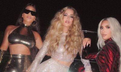 Khloe Kardashian - Kim Kardashian - Khloé and Kim Kardashian are ‘single ladies’ at Beyoncé’s birthday party - us.hola.com