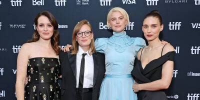Jessie Buckley - Claire Foy - Hildur Guðnadóttir - Sarah Polley - Claire Foy, Jessie Buckley & Rooney Mara Are 'Women Talking' at TIFF - justjared.com