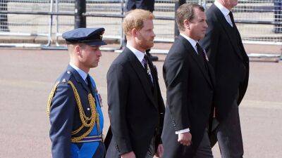 Meghan Markle - Kate Middleton - Prince Harry - William - Elizabeth Ii Queenelizabeth (Ii) - Diana Princessdiana - Williams - queen consort Camilla - Prince Harry and Prince William, King Charles reunite to walk together behind Queen Elizabeth II's coffin - foxnews.com - county Hall - city Westminster, county Hall - county Charles