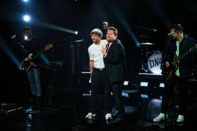 James Corden - Louis Tomlinson - James Corden And Louis Tomlinson Mull Over Kidnapping The One Direction Alum - etcanada.com