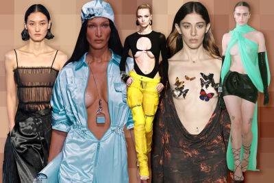 Bella Hadid - Florence Pugh - Emily Ratajkowski - Julia Fox - Jason Wu - Jemima Kirke - Sergio Hudson - Skin is in as nudity takes over NYFW 2022 as top trend - nypost.com - New York