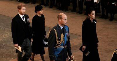 prince Harry - Meghan Markle - Kate Middleton - princess Beatrice - Prince Harry - William - princess Anne - Jack Brooksbank - Mike Tindall - prince William - Royal Family - Charles Iii III (Iii) - Harry and Meghan had dinner with William and Kate after receiving Queen’s coffin - ok.co.uk - Scotland - county Andrew - county Prince Edward
