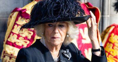 Elizabeth II - Chris Ship - queen consort Camilla - Queen Consort Camilla praised for reaction after slipping while exiting cathedral - ok.co.uk