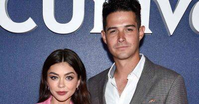 Sarah Hyland - Wells Adams Says He Was ‘Crying Like a Baby’ When Sarah Hyland Walked Down the Aisle at Their Wedding - usmagazine.com - Los Angeles - city Adams, county Wells - county Wells