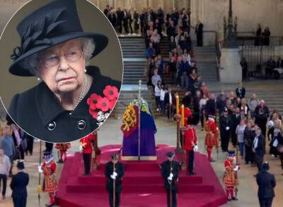 queen Elizabeth - princess Anne - Charles Ii II (Ii) - Man Arrested After Rushing Queen Elizabeth’s Coffin & Lifting The Royal Standard! - perezhilton.com - London - county Hall - county Andrew - city Westminster, county Hall - county Prince Edward