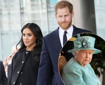 Prince Harry & Meghan Markle Reportedly Were 'Uninvited' To Queen's Pre-Funeral Reception At The Palace! - perezhilton.com - France - county Prince Edward