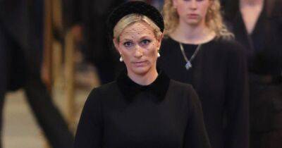 prince Harry - Zara Tindall - princess Beatrice - princess Anne - Mike Tindall - Royal Family - Peter Philips - Royal Fans convinced Zara Tindall 'lost her shoe' after 'stumbling' at vigil - ok.co.uk - county Hall - city Westminster, county Hall