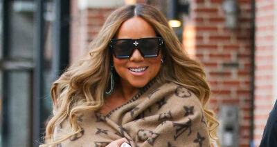 Mariah Carey Bundles Up in Louis Vuitton Blanket During NYC Outing - www.justjared.com - New York