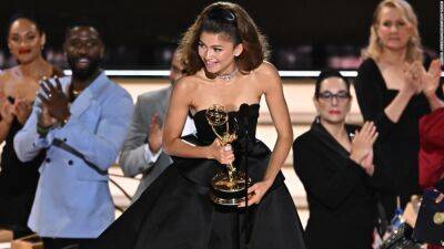 Zendaya makes Emmys history again - edition.cnn.com - county Bennett