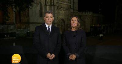Susanna Reid - Elizabeth Ii II (Ii) - Peter Phillips - Tim Laurence - ITV Good Morning Britain makes change as Ben Shephard and Susanna Reid open episode with sombre message - manchestereveningnews.co.uk - Britain - county Hall - county Windsor - city Westminster, county Hall