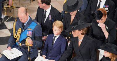 Elizabeth II - princess Royal - princess Charlotte - Williams - Tim Laurence - Kate's touching gesture to Prince George as he's put on world stage at Queen's funeral - manchestereveningnews.co.uk - Charlotte - city Westminster - county Prince Edward