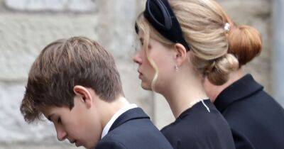 Queen's grandson James, 14, looks heartbroken as he says goodbye to 'granny' - www.ok.co.uk - county Hall - city Westminster, county Hall - county Prince Edward