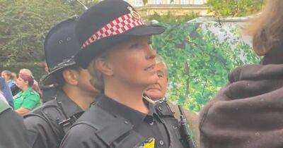 Rod Stewart - Penny Lancaster - Penny Lancaster spotted policing the Queen's funeral on streets of London - manchestereveningnews.co.uk - Britain - county Buckingham - city Westminster