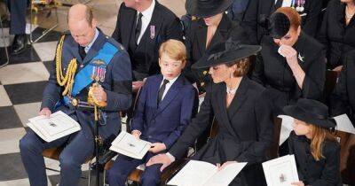 princess Royal - princess Charlotte - Elizabeth Ii Queenelizabeth (Ii) - Williams - Tim Laurence - Kate's touching gesture to son Prince George as he's put on world stage at Queen's funeral - dailyrecord.co.uk - Manchester - Charlotte - city Westminster