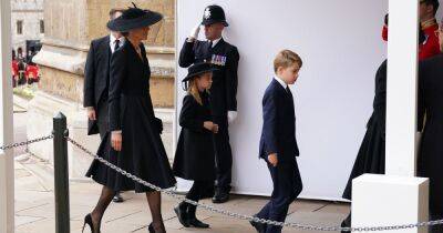 Kate Middleton - Elizabeth II - princess Charlotte - prince William - Royal Family - Charles Iii III (Iii) - prince George - queen consort Camilla - George and Charlotte given last minute second role in Queen's funeral by parents Kate and William - ok.co.uk - London - Charlotte - city Charlotte