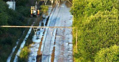 Trains cancelled and lines closed after thousands of gallons of water submerges tracks - www.manchestereveningnews.co.uk - Manchester - county Fairfield
