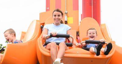 Coleen Rooney bonds with sons at theme park as they squeeze in final day of summer fun - www.ok.co.uk - USA