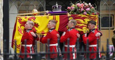 Piers Morgan - prince Philip - Philip Princephilip - Stephen Fry - Hero pallbearers unseen last mission as they move Her Majesty to final resting place - ok.co.uk - Britain - county Hall - Iraq - George - city Westminster, county Hall - county King George