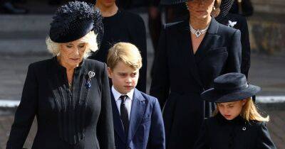 prince Harry - Meghan Markle - Kate Middleton - princess Charlotte - Prince Harry - Windsor Castle - prince William - Charles Iii III (Iii) - prince George - queen consort Camilla - Camilla's frustrated words to Kate as Charlotte and George had 'disagreement' at funeral - ok.co.uk - Charlotte - George - city Charlotte