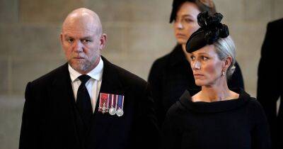 Meghan Markle - Kate Middleton - Zara Tindall - prince Philip - prince Louis - princess Charlotte - princess Anne - Mike Tindall - prince William - Royal Family - George Vi - prince George - Mike Tindall breaks silence after attending the Queen's emotional funeral - ok.co.uk - county King George - county Prince Edward - city Saint George