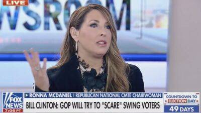 Bill Clinton - RNC Chair Says ‘Every Mom in the Country’ Is Scared Fentanyl Will Get Into Kids’ Halloween Baskets (Video) - thewrap.com