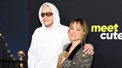 Pete Davidson - Kaley Cuoco - Pete Davidson spotted with arm around 'Meet Cute' co-star Kaley Cuoco: 'He’s a sweet human being’ - foxnews.com - New York