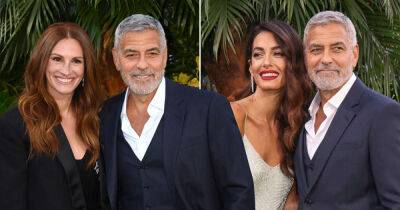 George Clooney - Julia Roberts - Amal Clooney - George Clooney on the awkward moment he had to kiss Julia Roberts in front of wife Amal - msn.com - Hawaii - county Roberts