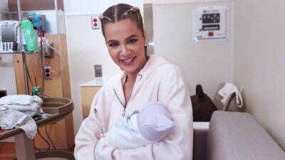 Khloe Kardashian - Tristan Thompson - Khloe Kardashian Shares Footage of Baby Son's Birth Amid Tristan Thompson Drama on 'The Kardashians' - etonline.com