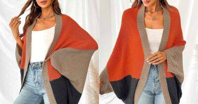 This New Cardigan’s Color-Blocking Is Just Perfect for Fall - www.usmagazine.com