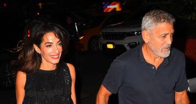 George Clooney - Julia Roberts - Kaitlyn Dever - Amal Clooney - George & Amal Clooney Hold Hands on Date Night in NYC - justjared.com - New York