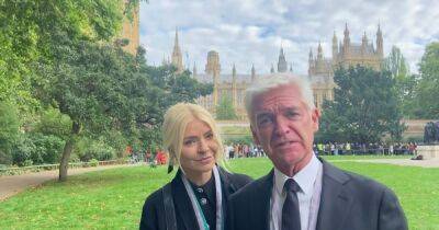 Holly Willoughby - Phillip Schofield - Susanna Reid - David Beckham - Phil Willoughby - Tilda Swinton - Holly and Phil's week from hell after Queen queue outrage - tears, crisis talks and SOS call - dailyrecord.co.uk - county Hall - city Westminster, county Hall