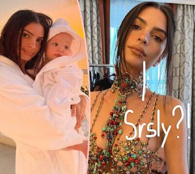 Emily Ratajkowski Blasted By Critics For Sharing Nude Pics In The Bathtub With Her 1-Year-Old Son -- Really, People?? - perezhilton.com - France