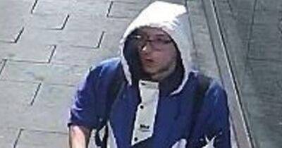 Police want to speak to this man following a spate of criminal damage in Manchester city centre - manchestereveningnews.co.uk - Manchester