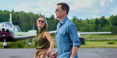 Natalie Hall Takes To The Skies With Peter Mooney In Hallmark's 'Fly Away With Me' - justjared.com - county Hall