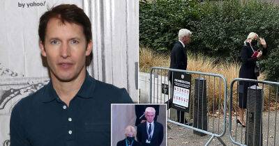 Holly Willoughby - James Corden - David Beckham - James Blunt - EMILY PRESCOTT: James Blunt's verdict on the Queue jumpers - msn.com - county Hall - city Westminster, county Hall