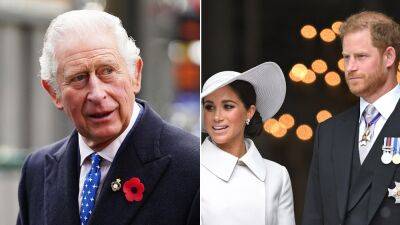 prince Harry - Meghan Markle - Archie - Charles - Duncan Larcombe - Royal Family - Charles Iii III (Iii) - Chris Jackson - King Charles first 'major test': Punish or protect Harry by snubbing his and Meghan Markle's kids, expert says - foxnews.com - county Buckingham