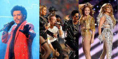 Bruno Mars - Most Watched Super Bowl Halftime Shows of the Past Decade, Ranked - justjared.com