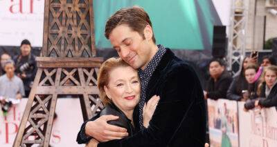 Lesley Manville & Lucas Bravo Share a Hug at 'Mrs. Harris Goes to Paris' Premiere in London - www.justjared.com - Britain - London - USA